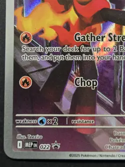 Pokemon TCG: Phantasmal Flames - Charcadet (MEP-022) Black Star Promo Full Art - Image 5