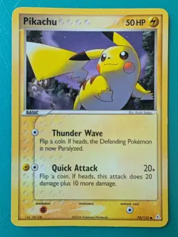 2006 Pokemon EX Holon Phantoms Pikachu #78/110 MP - Image 1