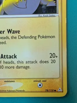 2006 Pokemon EX Holon Phantoms Pikachu #78/110 MP - Image 4