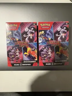 Pokemon TCG Destined Rivals Booster Bundle Sealed LOT OF 2 - Image 1