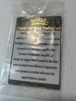 Pokemon Mewtwo Certificate of Authenticity Only Burger King 23k Gold 1999 #150 - Image 3