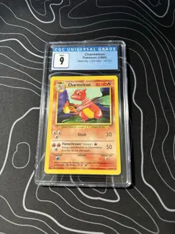 Pokemon Charmeleon 1999 Base Set Unlimited 24/102 CGC 9 MINT - Image 1