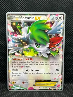 Pokemon Tcg Shaymin EX 77/108 XY Base WC 2016 - Image 1