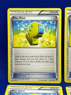 Pokemon Tcg Max Elixir 102/122 Breakpoint x4 Non Holo - Image 2