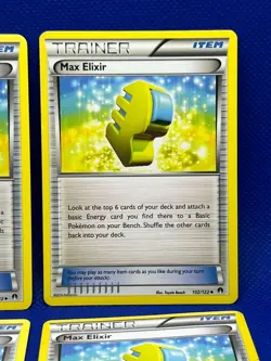 Pokemon Tcg Max Elixir 102/122 Breakpoint x4 Non Holo - Image 3