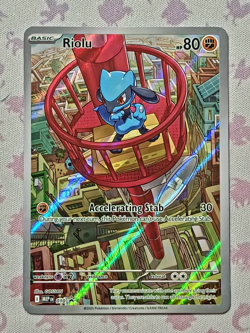 Riolu | 010 Black Star Promo | Mega Evolution | NM English | Full Art | Pokemon - Image 1
