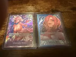 Vinsmoke Reiju OP06-042 Leader and OP06-069 Alt Art One Piece Cards NM - Image 1