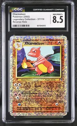 CGC 8.5 Charmeleon 2002 Legendary (Collection) 37/110 Reverse Holo Pokemon Card - Image 1