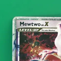 Pokemon Mewtwo LV.X Holo Card 2007-09 Diamond&Pearl Black Star Promos #DP28 MP - Image 2