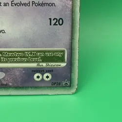 Pokemon Mewtwo LV.X Holo Card 2007-09 Diamond&Pearl Black Star Promos #DP28 MP - Image 4