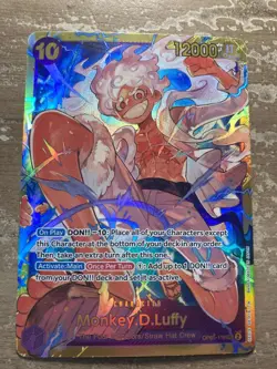 Monkey.D.Luffy OP05-119 SEC - One Piece TCG - English Card Near-Mint Secret Rare - Image 1