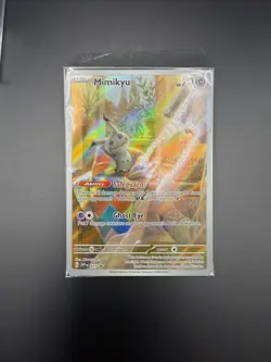 Mimikyu SVP075 - Illustration Promo - Paldean Fates Pokemon Card SEALED - Image 3