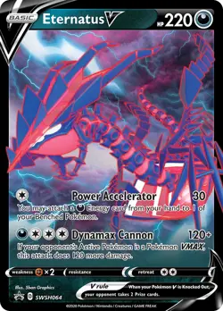 Eternatus SWSH064 Promo Pokemon Card NM - Image 1