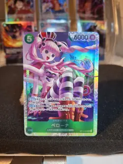 Perona OP14-033 SR The Azure Sea's Seven - ONE PIECE Card Game Japanese - Image 1