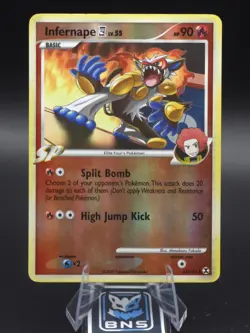 Infernape 43/111 - Rising Rivals Reverse Holo - LP Pokemon Card TCG - Image 1