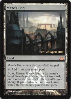 Maze's End - FOIL - M Prerelease Cards 152 - MTG - Image 1