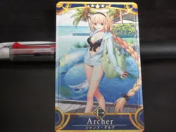 FGO Fate Grand Order Arcade Card Servant Jeanne d'Arc Archer a FOIL - Image 1