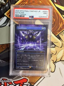 PSA 9 Magic the Gathering Final Fantasy 2025 Fatalism Japanese Card - Image 1
