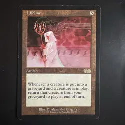 Magic The Gathering Lifeline Urza's Saga Regular Lightly Played LP MTG - Image 1