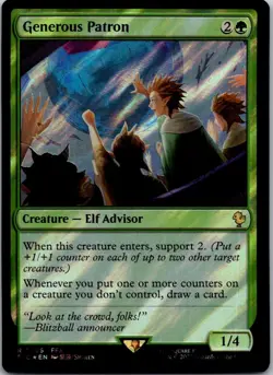 Generous Patron (Surge Foil) R Commander: FINAL FANTASY 305 NM - Image 1