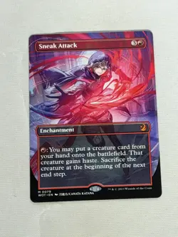 MTG Sneak Attack Anime Borderless Wilds of Eldraine: Enchanting Tales - Image 1