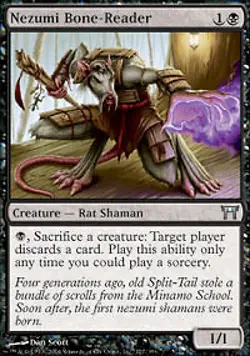 MTG - Nezumi Bone-Reader Champions of Kamigawa - Image 1