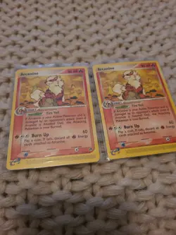 2 Pokemon TCG Arcanine EX Sandstorm 15 Regular Rare. Package set/sale. - Image 1