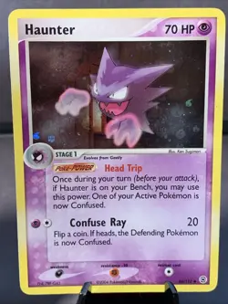 Pokemon TCG Gastly 63/112 & Haunter 34/112 FireRed & LeafGreen Reverse Holo LP - Image 3