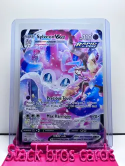 Pokemon TCG Sylveon VMAX Sword & Shield: Brilliant Stars TG15/TG30 Holo NM - Image 1