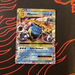 Pokemon TCG Mega M Blastoise EX Evolutions 22/108 NM - Image 1
