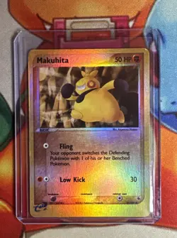 Pokemon TCG Makuhita 57/109 Ruby & Sapphire Reverse Holo E-Reader - LP 🥊 - Image 1