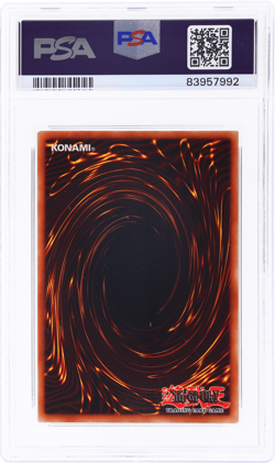 2002 Yu-Gi-Oh Legend of Blue Eyes White Dragon Flame Swordsman Sr #LOB3 PSA 9 - Image 2