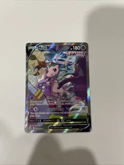 Pokemon Mew v Holo Alternative Art Ultra Rare TCG Fusion Strike Card 251/264 - Image 1