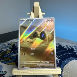 Sandile 216/198 Scarlet Violet Base Illustration Rare Card Near Mint Condition - Image 1