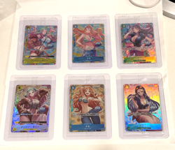 One Piece TCG EXCLUSIVE Asia Mini Tin Vol 2 Set of All 6 Promo Foil Cards SEALED - Image 1