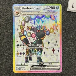 Umbreon ex SVP176 Sv: Scarlet & Violet Promo Cards Holo Pokemon Black Star NM 6 - Image 1