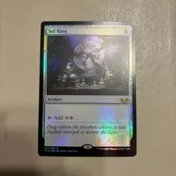 *FOIL* Sol Ring - MTG Magic The Gathering - Commander Collection: Black - NM - Image 1