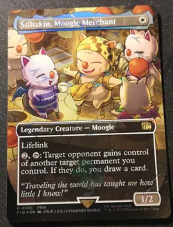 Stiltzkin, Moogle Merchant - Chocobo Track Foil - FIN - MTG - EN - NM - 0565 - Image 1