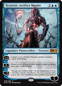 MTG - Tezzeret, Artifice Master, Core Set 2019 - Image 1