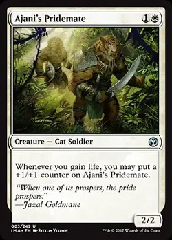 MTG - Ajani's Pridemate - Foil, Iconic Masters - Image 1
