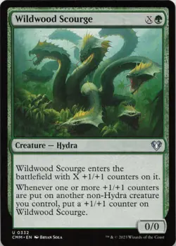 Wildwood Scourge U Commander Masters 332 NM MTG - Image 1