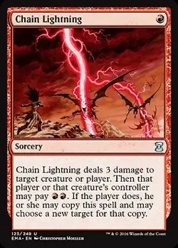 MTG - Chain Lightning Eternal Masters - Image 1