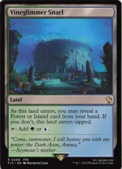 Vineglimmer Snarl R Commander: FINAL FANTASY 440 NM MTG - Image 1