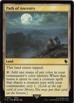 Path of Ancestry C Commander: FINAL FANTASY 411 NM MTG - Image 1