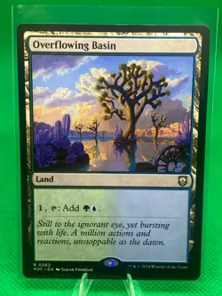 MTG Overflowing Basin Modern Horizons 3 Commander 0362 Regular Rare - Image 1