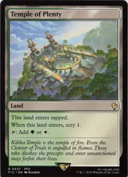 Temple of Plenty R Commander: FINAL FANTASY 437 NM MTG - Image 1