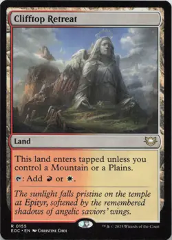 Clifftop Retreat R Commander: Edge of Eternities 155 NM MTG - Image 1