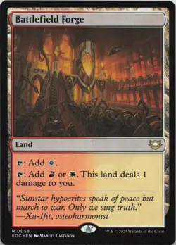 Battlefield Forge R Commander: Edge of Eternities 58 NM MTG - Image 1