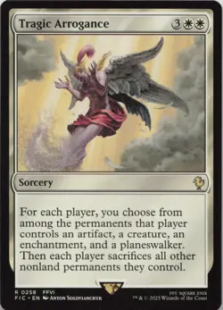 Tragic Arrogance R Commander: FINAL FANTASY 258 NM MTG - Image 1