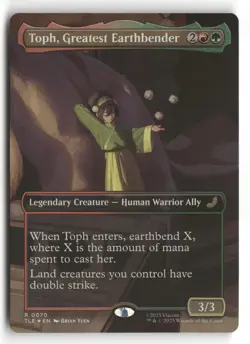 MTG Avatar: The Last Airbender: 70 Toph, Greatest Earthbender (Borderless) - Image 1